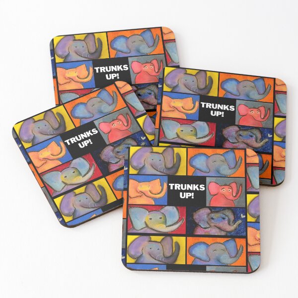 Item preview, Trunks Up! Six Encouraging Elephants designed and sold by Tori Allbright.