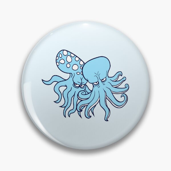 Item preview, 2 Evil Octopus Squid Cephalopod Team Underwater designed and sold by shirt-o-mat.