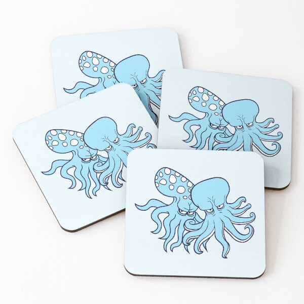 Item preview, 2 Evil Octopus Squid Cephalopod Team Underwater designed and sold by shirt-o-mat.