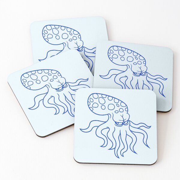 Artikelvorschau, Oktopus Calamari Tentakel Kopffüßer Böser Tintenfisch entworfen und verkauft von shirt-o-mat.