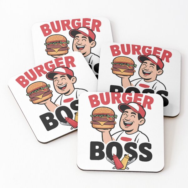 Item preview, Smiling Burger Legend Holding the Ultimate Stack designed and sold by Taans-Creation.