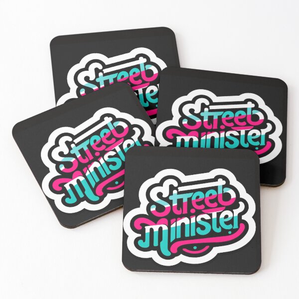 Item preview, Street Minister barber shop sticker designed and sold by Hopeledbyfaithshop.