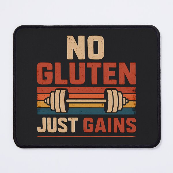 Item preview, No Gluten Just Gains – Celiac Fitness Motivation designed and sold by tinytwist.