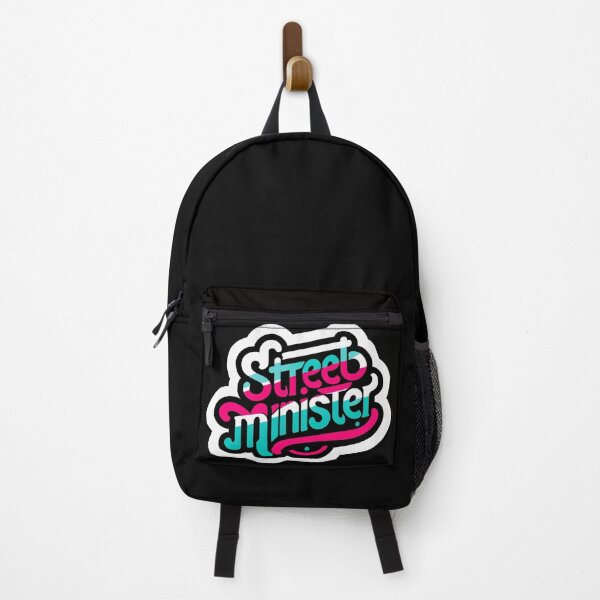 Item preview, Street Minister barber shop sticker designed and sold by Hopeledbyfaithshop.