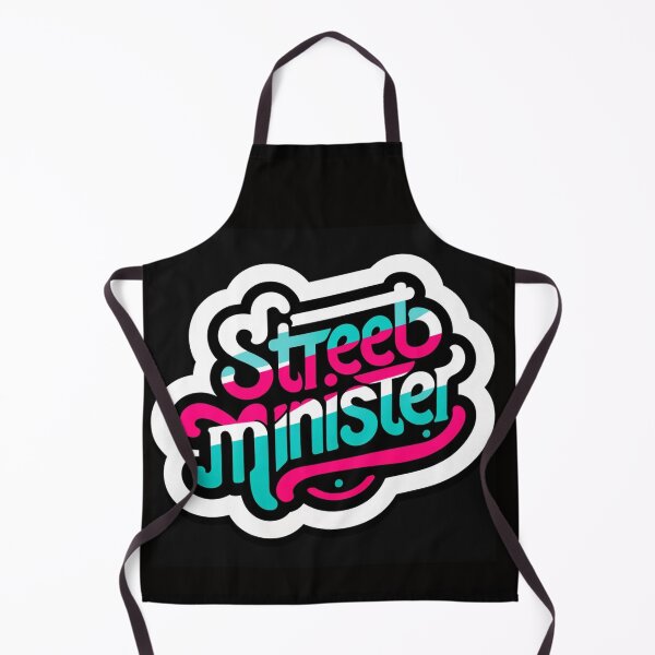 Item preview, Street Minister barber shop sticker designed and sold by Hopeledbyfaithshop.