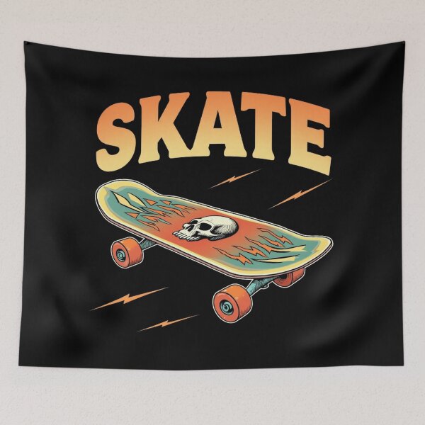 Item preview, Vintage Skateboarding – Flame Deck Edition designed and sold by JesyDualContent.