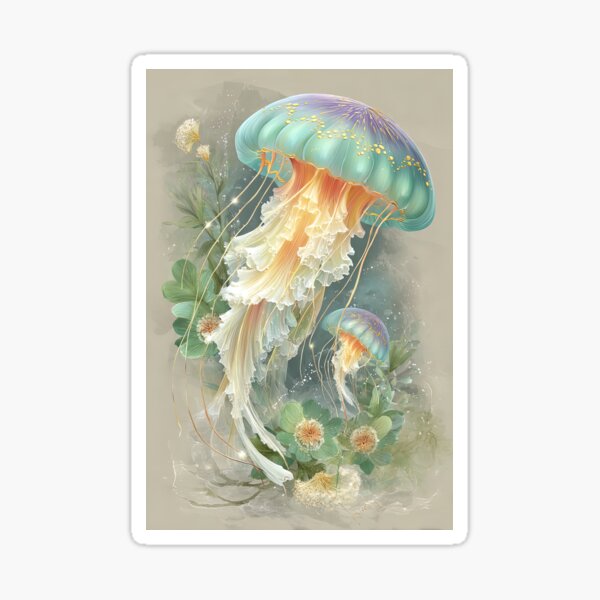 Item preview, Gilded Bloom: A Jellyfish Jewel designed and sold by bloorose.