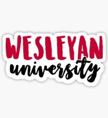 Wesleyan University Sticker