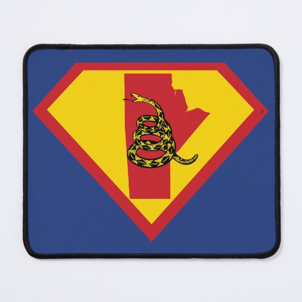 Item preview, MANITOBAN SHIELD - Freedom Is The Superpower - Gadsden Snake Flag - Dont Tread On Me SUPERHERO MANITOBA design designed and sold by pelagio.
