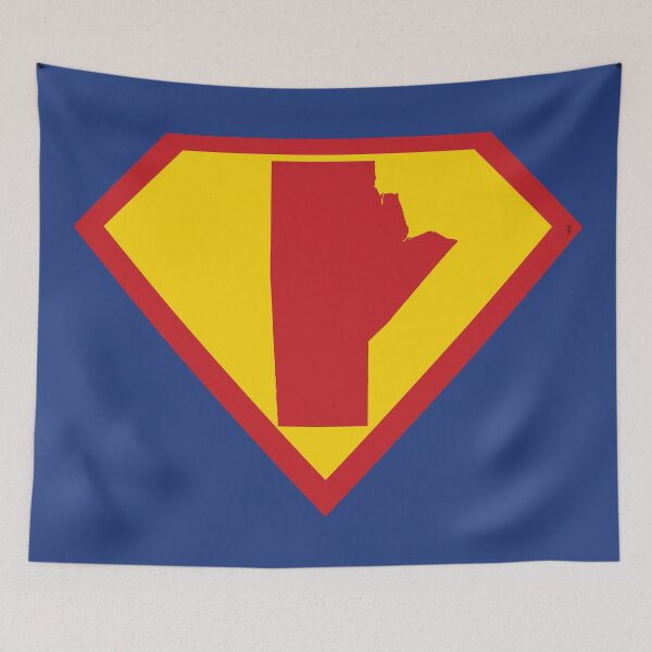 Item preview, MANITOBAN   SHIELD - Freedom Is The Superpower -   SUPERHERO MANITOBA design designed and sold by pelagio.
