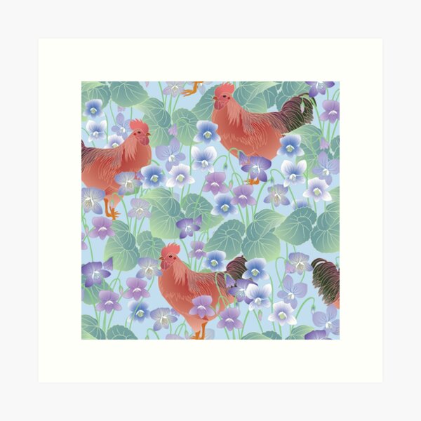 Item preview, Rhode Island State Flower and Bird designed and sold by WingsandPetals.