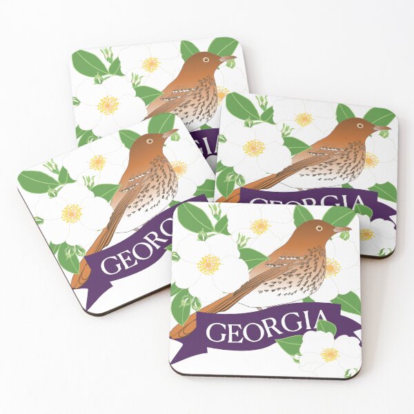 Artikelvorschau, Staatsblume und Staatsvogel von Georgia entworfen und verkauft von WingsandPetals.