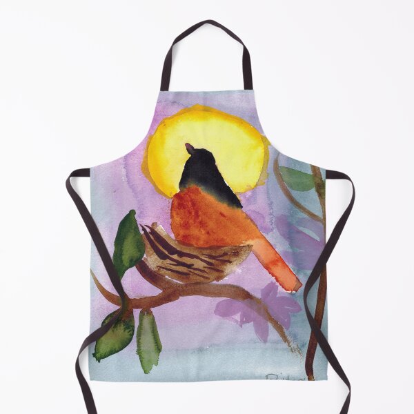 Item preview, A Bird Sitting on Nest Against the Sunset designed and sold by Rita Winkler.