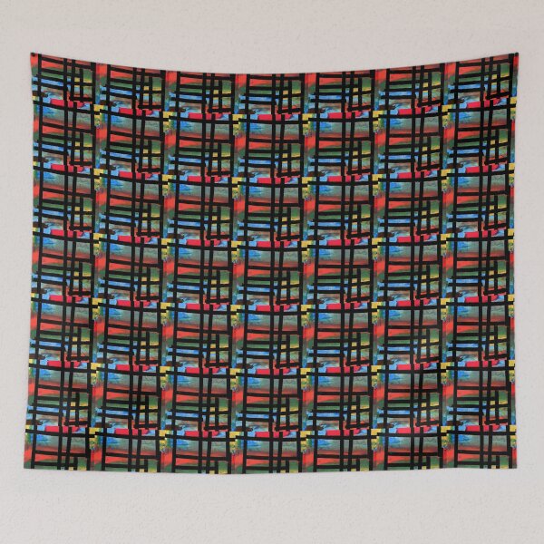 Item preview, Watercolor Abstraction in the Style of Mondrian designed and sold by Rita Winkler.