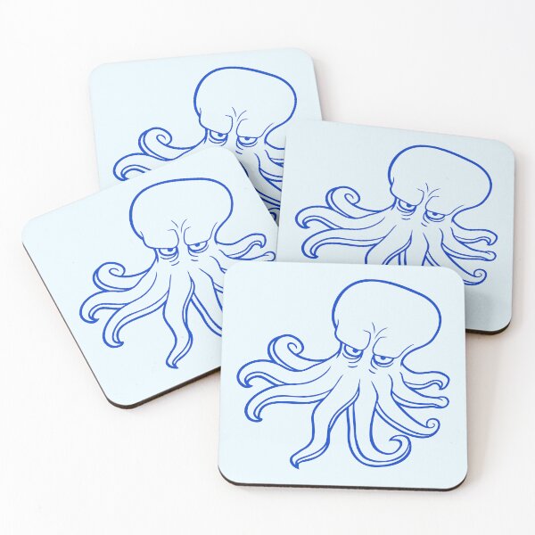 Artikelvorschau, Oktopus Calamari Tentakel Kopffüßer Böser Tintenfisch entworfen und verkauft von shirt-o-mat.