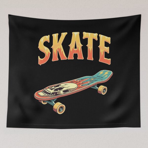 Item preview, Vintage Skateboarding – Skull Style Edition designed and sold by JesyDualContent.