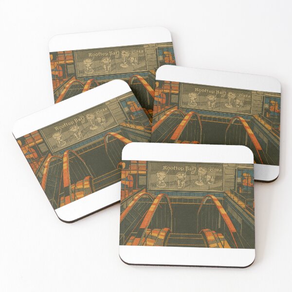 Item preview, Urban Night Vibe - Ginza Escalator Scene designed and sold by GEEEN.