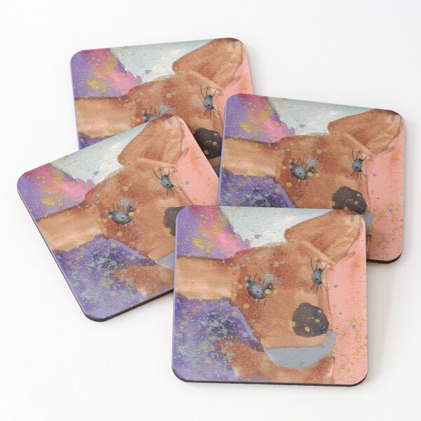 Item preview, Watercolor Portrait of Carrot the Deer designed and sold by Rita Winkler.