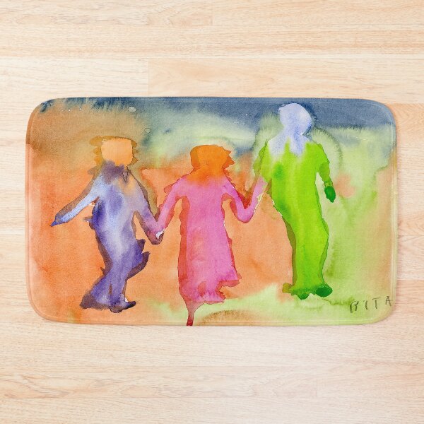 Item preview,  A Lively Folk Dancing Scene in the Park designed and sold by Rita Winkler.