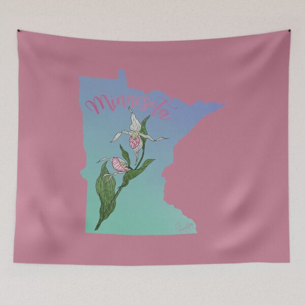 Item preview, Minnesota State Flower: Pink Lady's Slipper designed and sold by Marguerite Artistry.