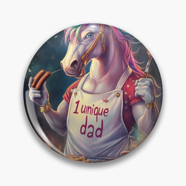Item preview, One Unique Dad - Unicorn Dad Grilling designed and sold by rondasue27.