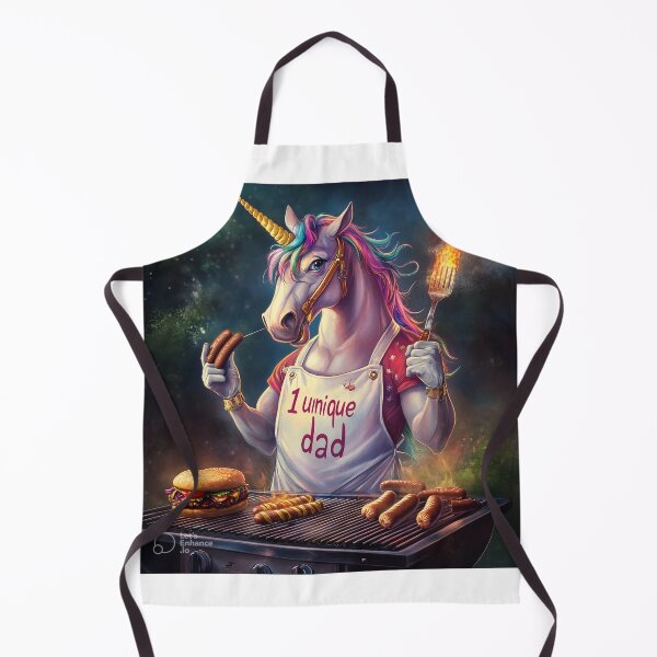 Item preview, One Unique Dad - Unicorn Dad Grilling designed and sold by rondasue27.