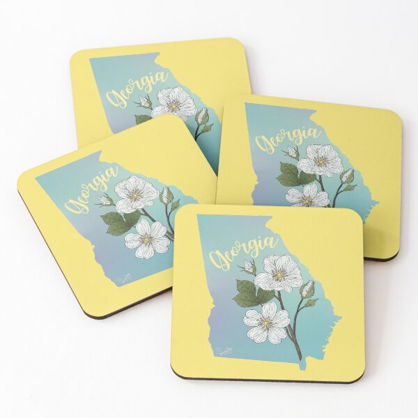 Artikelvorschau, Staatsblume von Georgia: Cherokee Rose entworfen und verkauft von Marguerite Artistry.