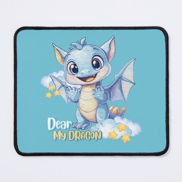 Item preview, Dear My Dragon – Cute and Heartwarming Dragon Character from Beloved Coloring Book designed and sold by jindezign.