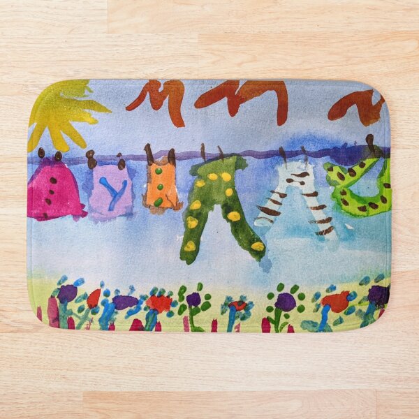 Item preview, Laundry Day in Watercolors designed and sold by Rita Winkler.