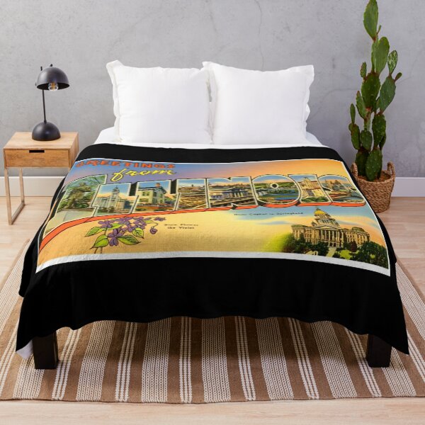 Item preview, Vintage Illinois Travel Poster Wall Art Design designed and sold by DankThreads.