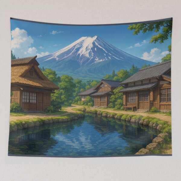 Item preview, The Mount Fuji view from Oshino Hakkai designed and sold by Takeda-art.