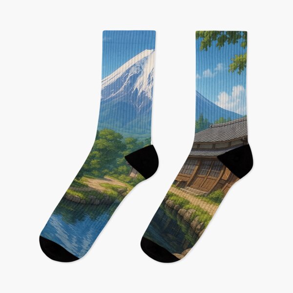 Item preview, The Mount Fuji view from Oshino Hakkai designed and sold by Takeda-art.