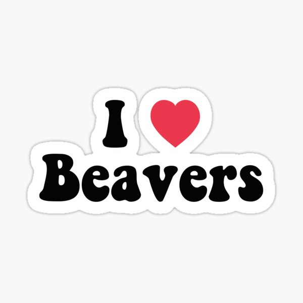 Item preview, I Love Beavers designed and sold by the-craft-shop.