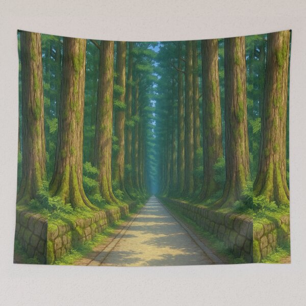 Item preview, The Cedar Tree Path at Nikko designed and sold by Takeda-art.