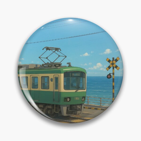 Item preview, The Enoshima Train Crossing at Kamakura designed and sold by Takeda-art.