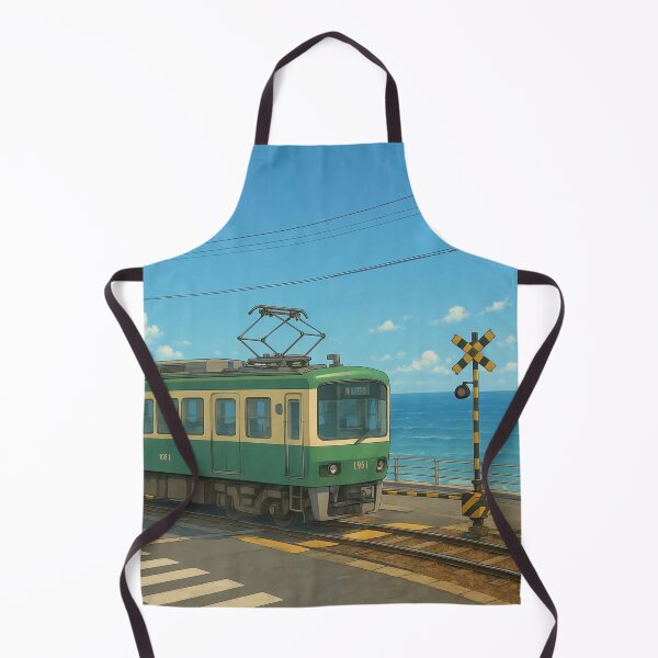 Item preview, The Enoshima Train Crossing at Kamakura designed and sold by Takeda-art.