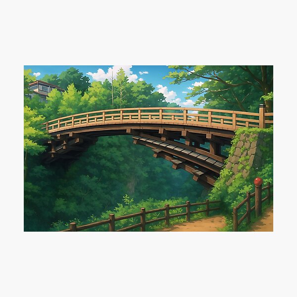 Item preview, The Saruhashi Bridge at Yamanashi designed and sold by Takeda-art.