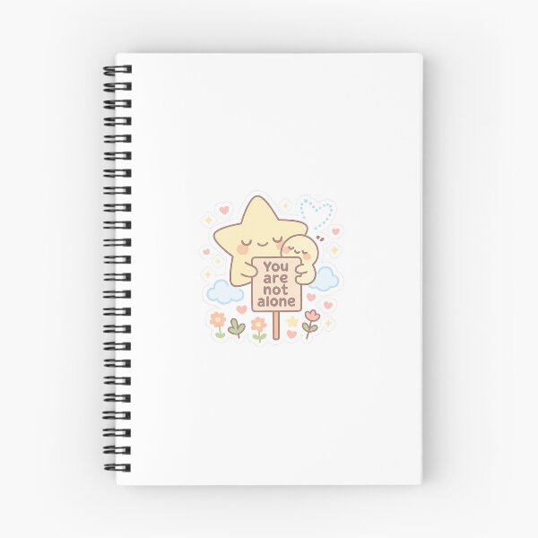 Item preview, You Are Not Alone – Star & Moon Hug designed and sold by Daniel-DL.