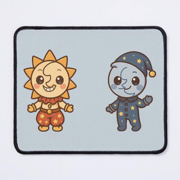 Item preview, Sundrop and Moondrop FNAF Chibi designed and sold by NamaMerch.