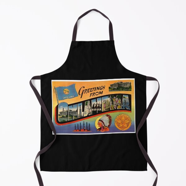 Item preview, Retro Oklahoma Travel Poster Design designed and sold by DankThreads.