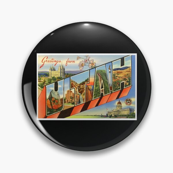 Item preview, Retro Utah Travel Poster Design designed and sold by DankThreads.