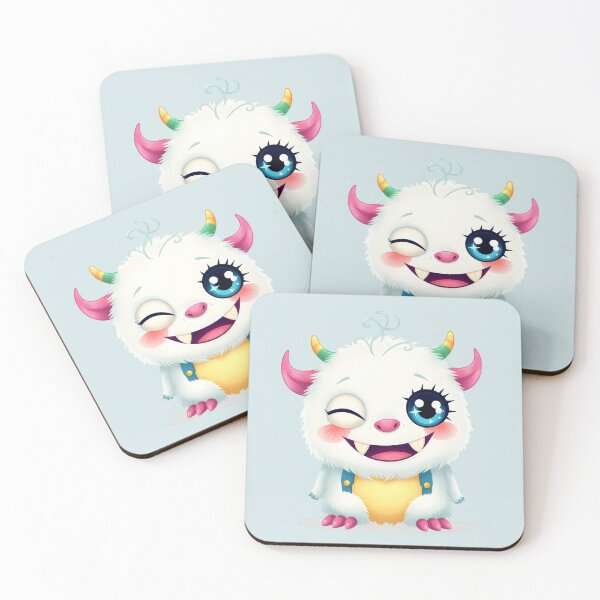 Item preview, Cheeky Baby Monster With One Wink designed and sold by NaughtyMeow.