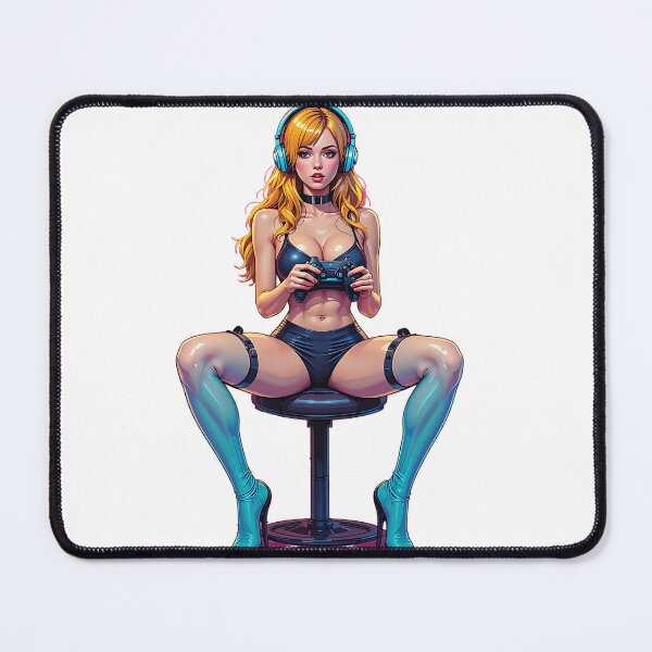 Item preview, gamer girl designed and sold by rajdigitalarts.