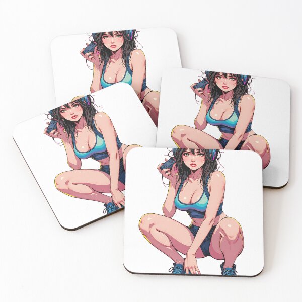 Item preview, cute gamer girl designed and sold by rajdigitalarts.