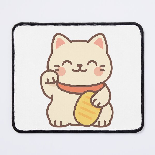 Item preview, Kawaii Maneki-Neko – Lucky Beckoning Cat designed and sold by NipponPop.