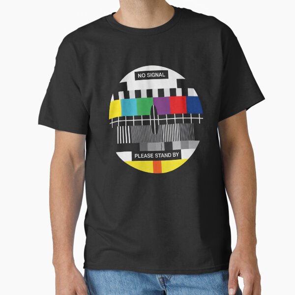Artikel-Vorschau von Kein Signal TV Testmuster T-Shirt | Retro Vintage Fernsehbildschirm T-Shirt, designt und verkauft von deklnwart.