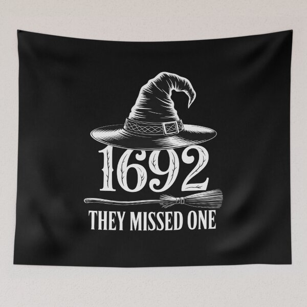 Item preview, 1692 They Missed One Halloween Feminist Witch Trials designed and sold by MAKOPOKOShop.