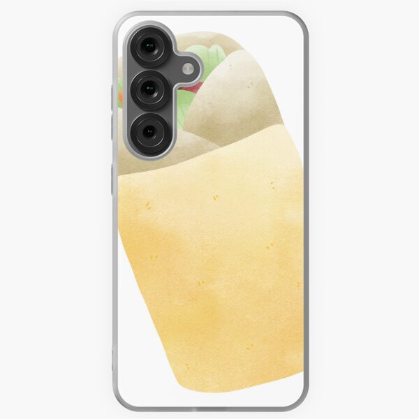Item preview, Cute Burrito Wrap Illustration - Foodie Art Design designed and sold by inelistudio.