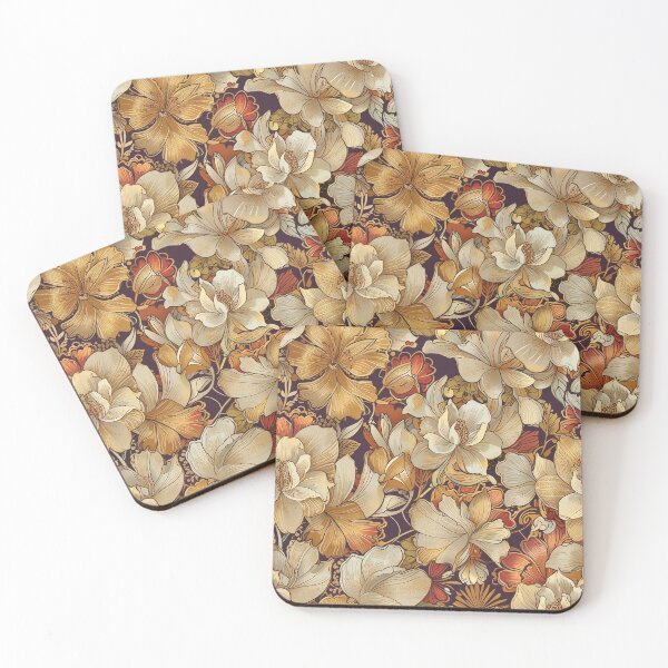Item preview, Elegant Floral Pattern With Warm Autumn Colors designed and sold by CoolPixels.
