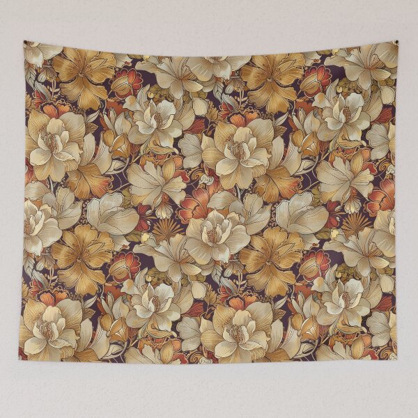Item preview, Elegant Floral Pattern With Warm Autumn Colors designed and sold by CoolPixels.